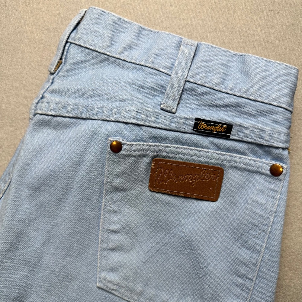 Wrangler Cowboy Cut Jeans Mens 36x32 Light Blue 13MWZCS Vintage USA Made
